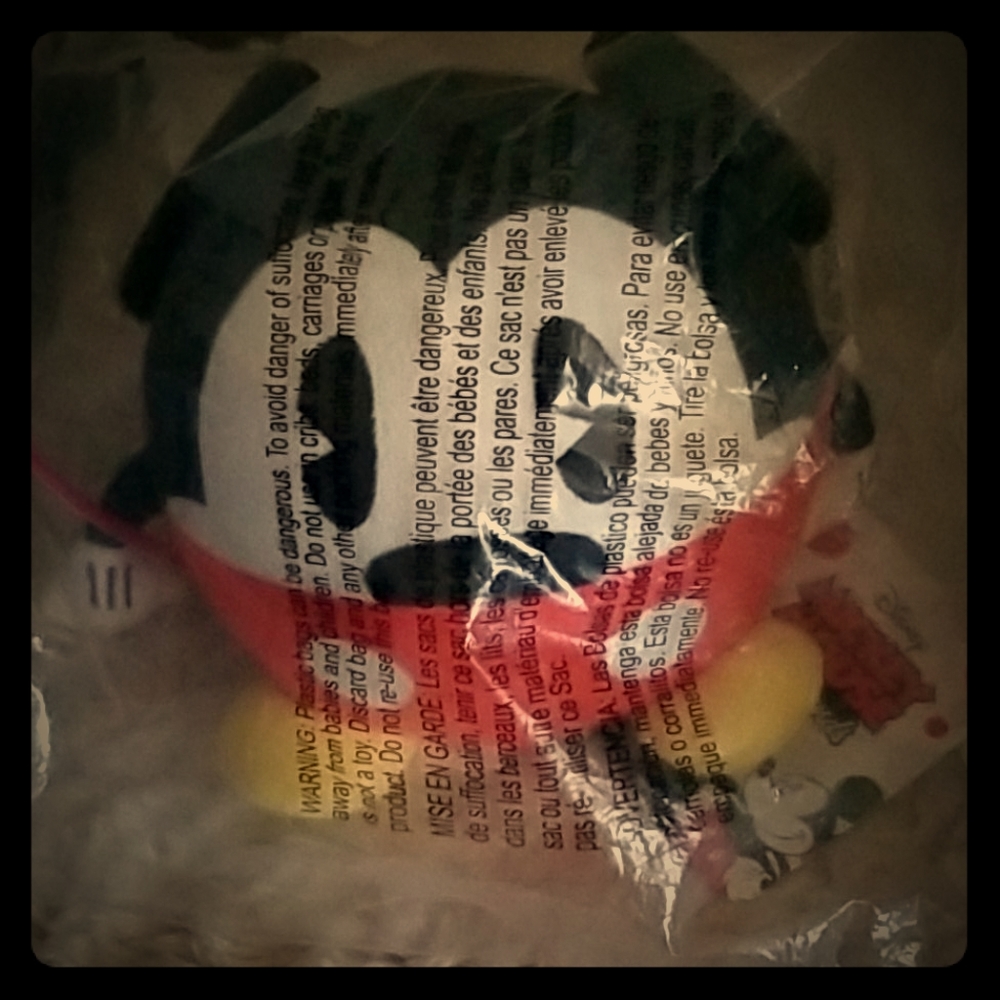 Mickey mouse glowing ball